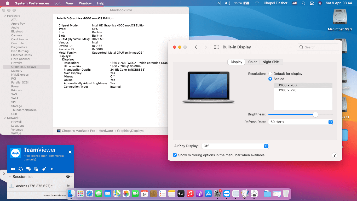 ASUS N46VZ V3095D [IvyBridge   Intel HD 4000 + PS2]   OpenCore 8